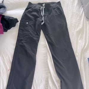 Black xs tall figs kade cargo pants bottoms
